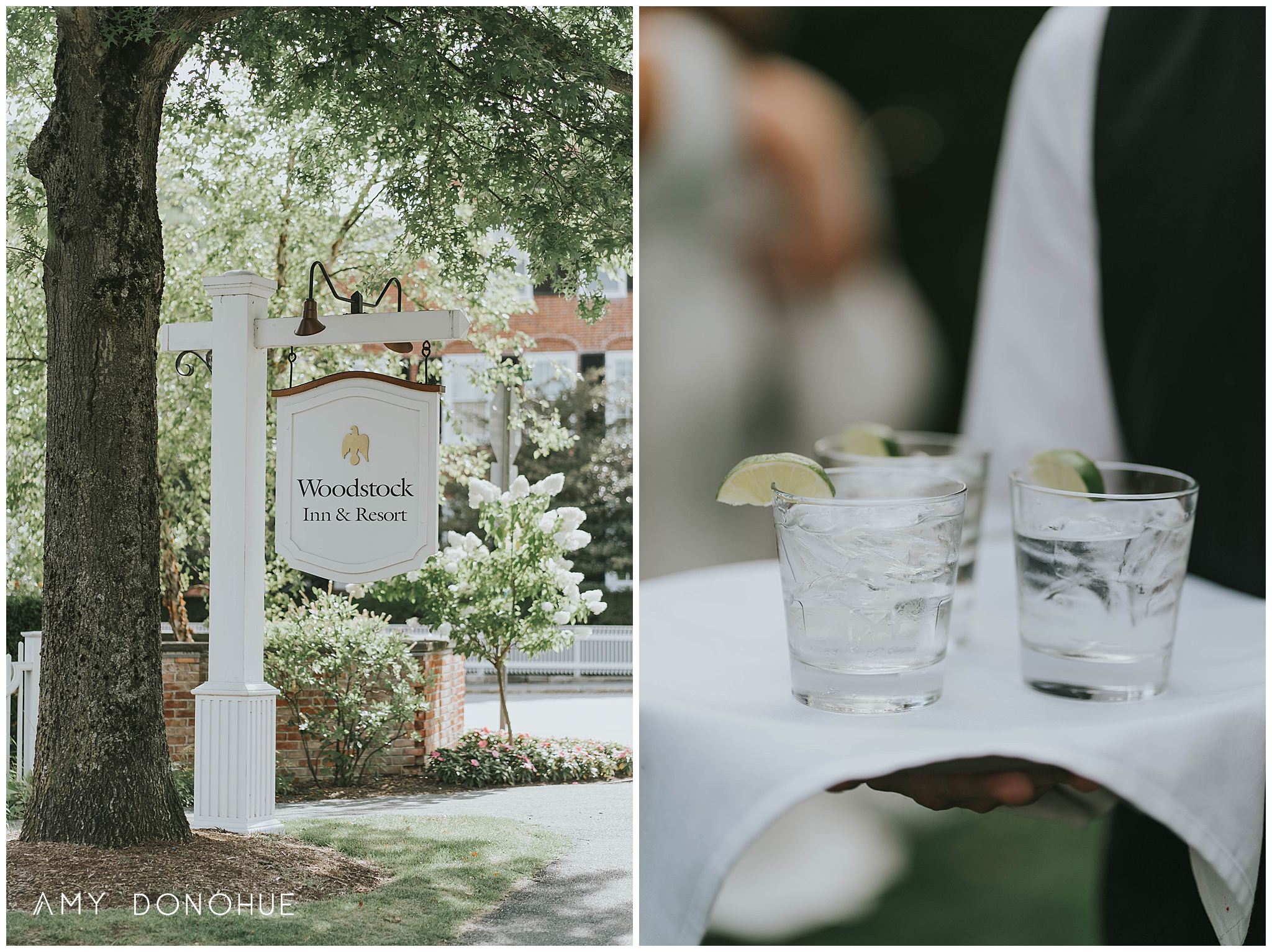 Cocktail on the Front Lawn | Woodstock Inn & Resort | Vermont Wedding Photographer | © Amy Donohue Photography