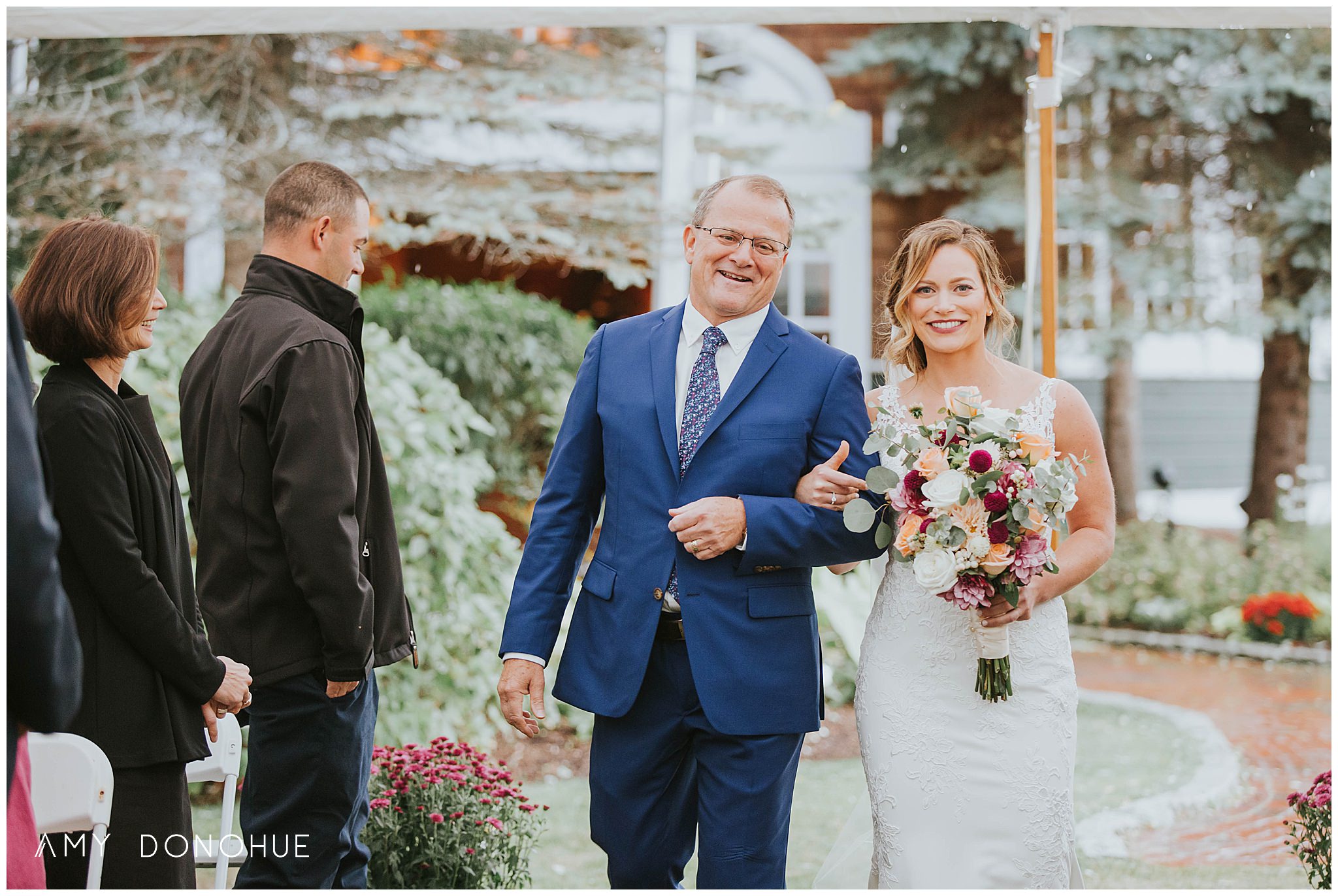 Wedding Ceremony | New Hampshire Wedding Photographer | Church Landing at Mill Falls, New Hampshire | © Amy Donohue Photography