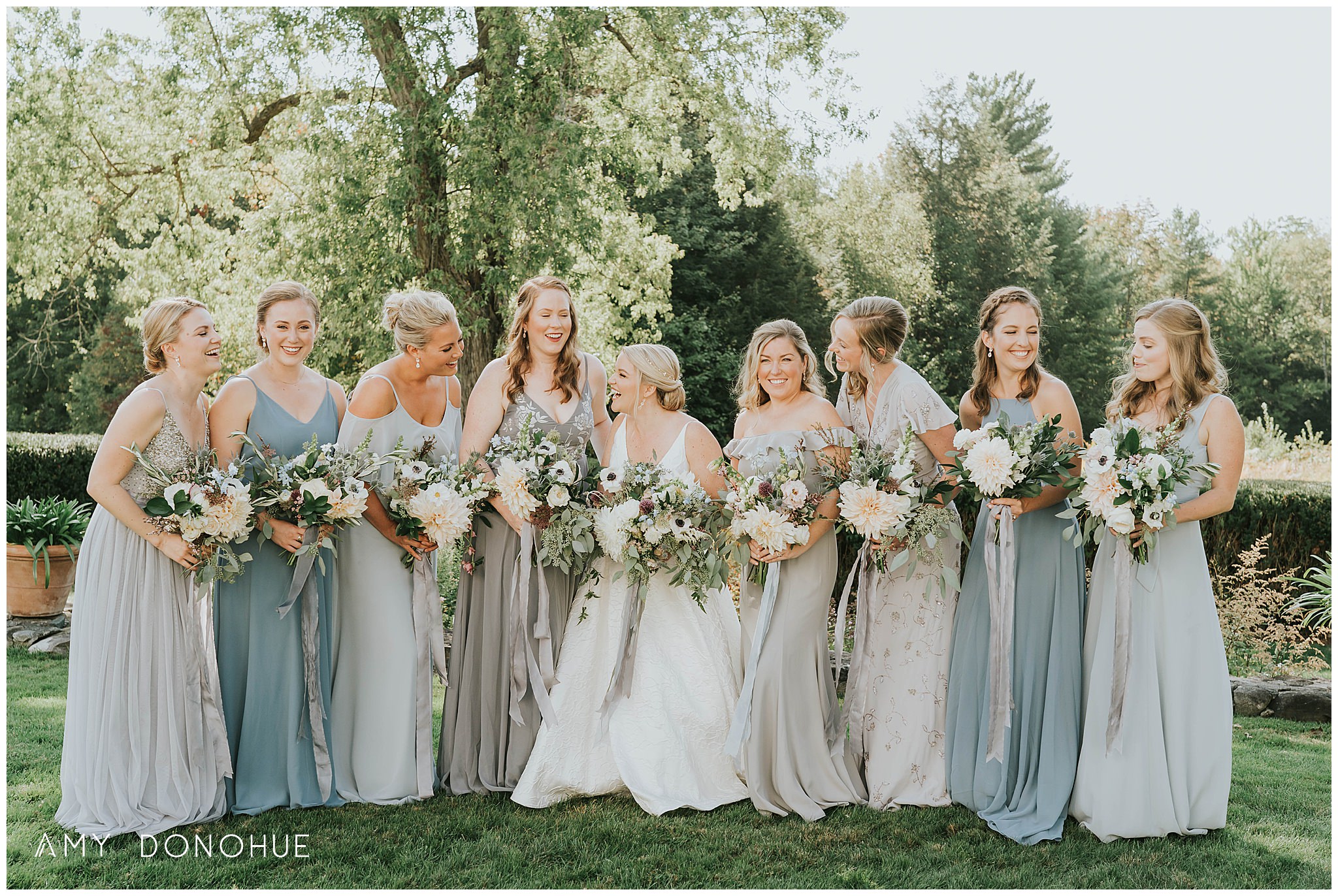 Wedding Party Portraits | The Fells Estate | The Prism House Event Design & Wedding Planning | New Hampshire Wedding Photographer | © Amy Donohue Photography