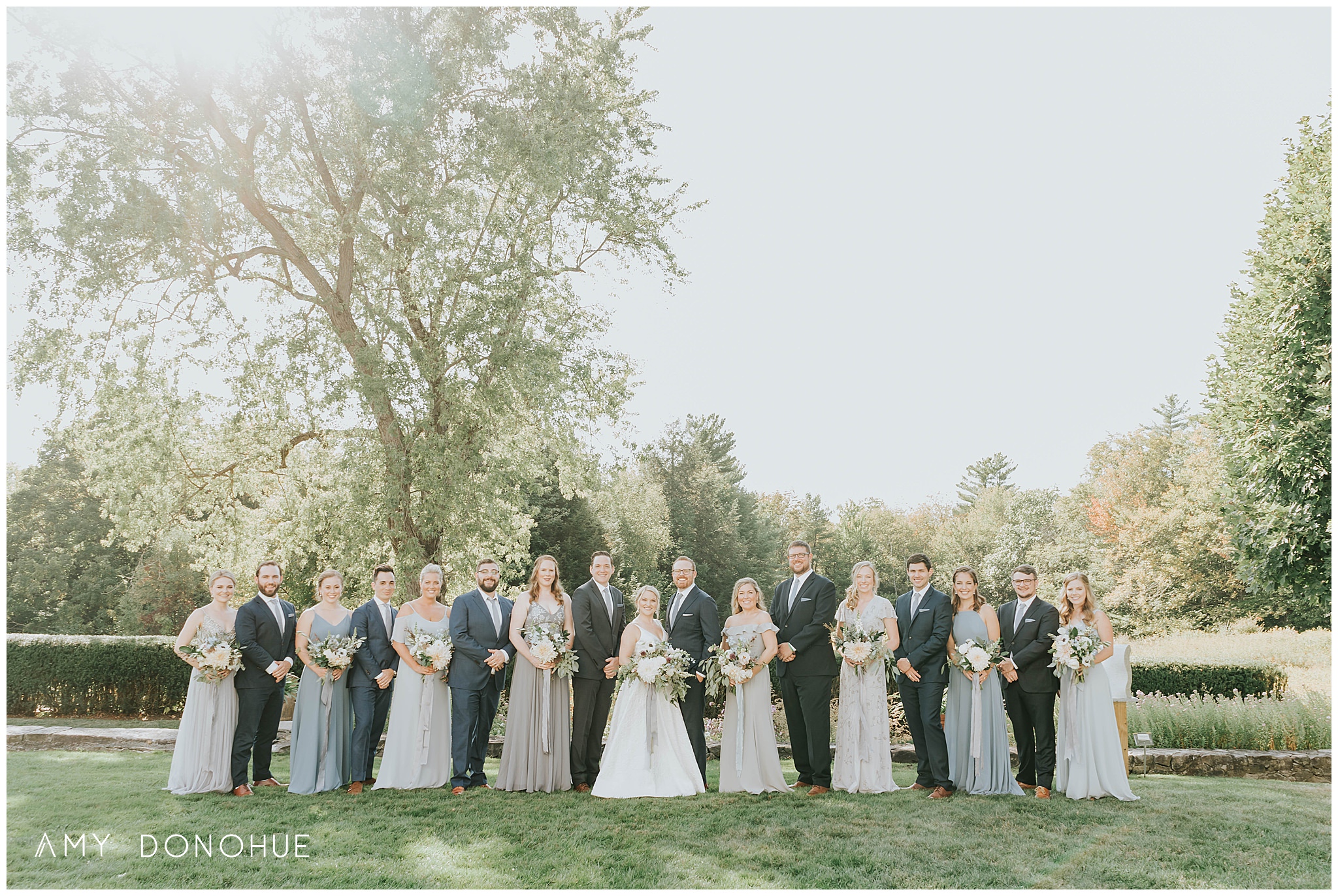 Wedding Party Portraits | The Fells Estate | The Prism House Event Design & Wedding Planning | New Hampshire Wedding Photographer | © Amy Donohue Photography