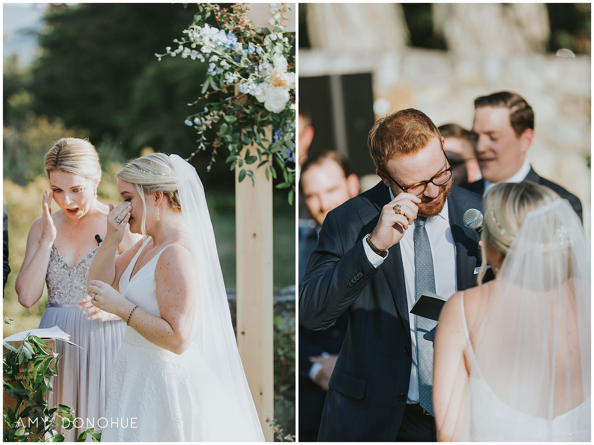 Ceremony | The Fells Estate | The Prism House Event Design & Wedding Planning | New Hampshire Wedding Photographer | © Amy Donohue Photography