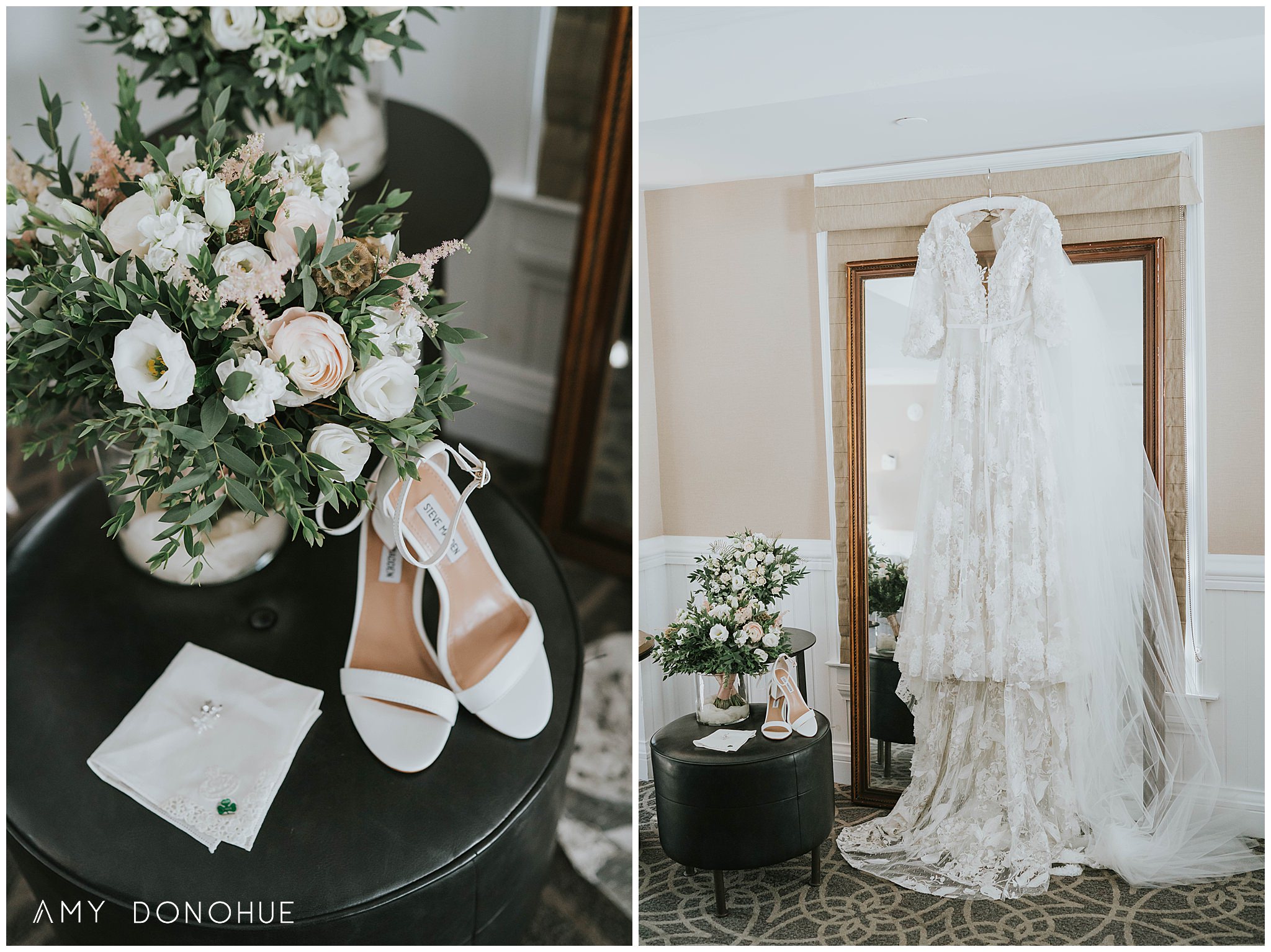 Wedding florals by Jasper and Prudence at the Equinox Resort Wedding | Vermont Wedding Photographer | © Amy Donohue Photography