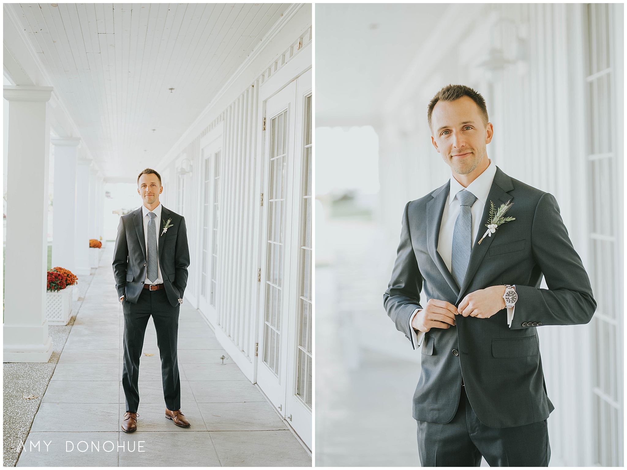 Bride and groom portraits at the Equinox Resort Wedding | Vermont Wedding Photographer | © Amy Donohue Photography