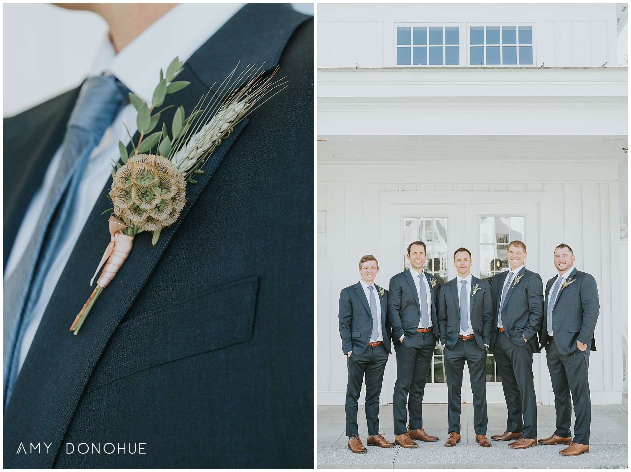 Wedding Party Portraits at the Equinox Resort Wedding with florals by Jasper and Prudence | Vermont Wedding Photographer | © Amy Donohue Photography