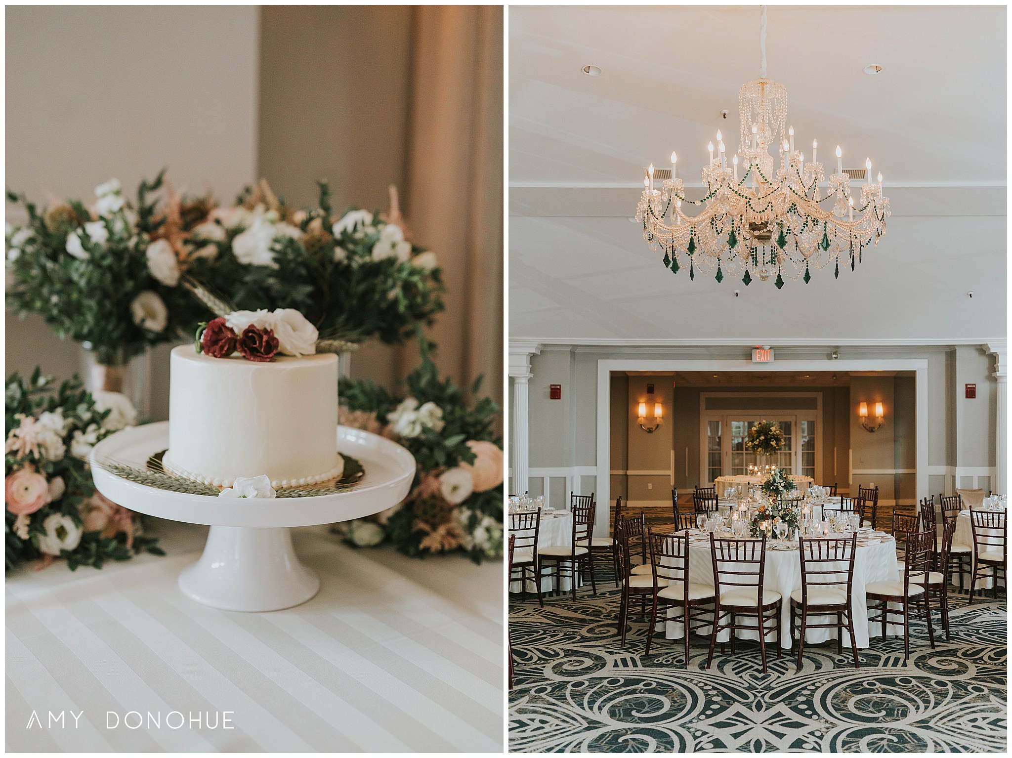 Fall Wedding Reception at the Equinox Resort with florals by Jasper and Prudence | Vermont Wedding Photographer | © Amy Donohue Photography