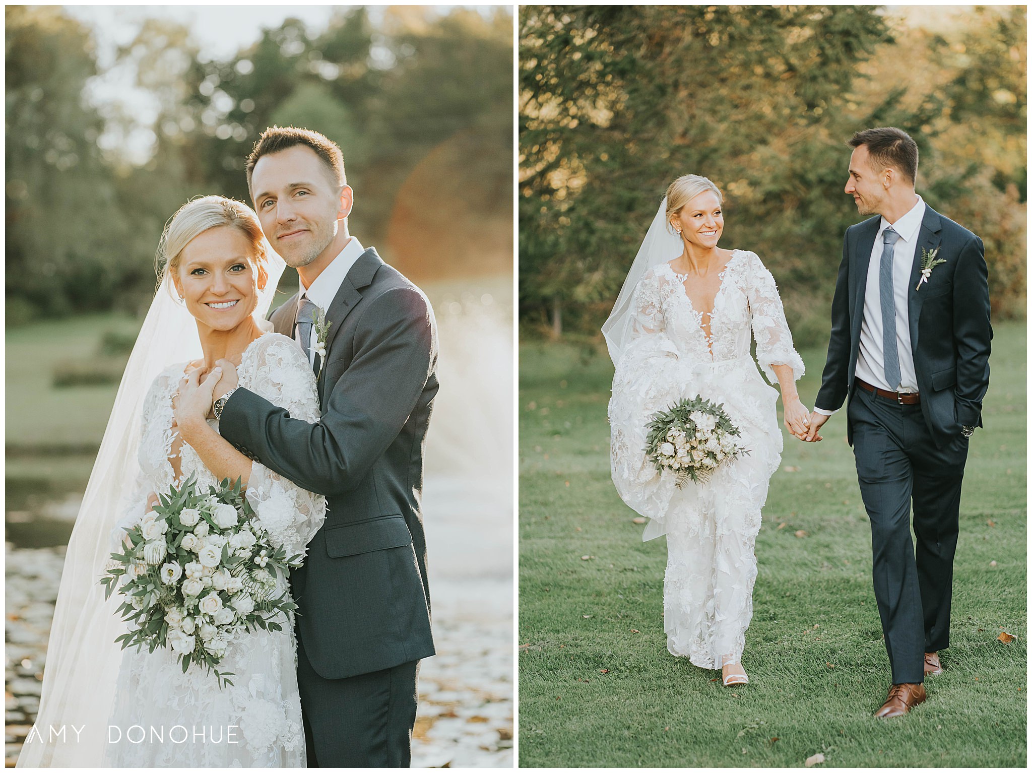 Fall Wedding Ceremony at the Equinox Resort with florals by Jasper and Prudence | Vermont Wedding Photographer | © Amy Donohue Photography