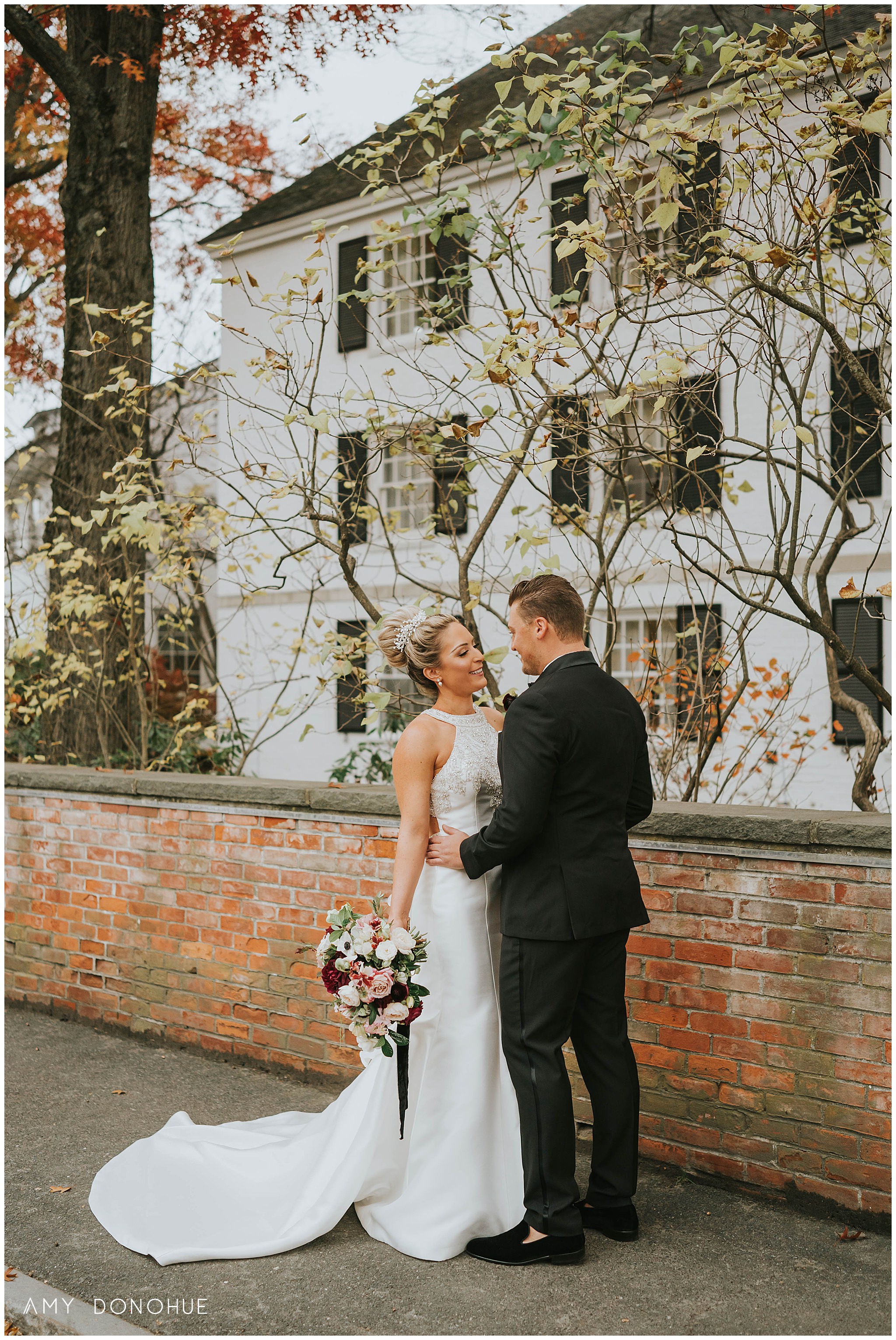 First Look | Vermont Wedding Photographer | Woodstock Inn & Resort Vermont | © Amy Donohue Photography