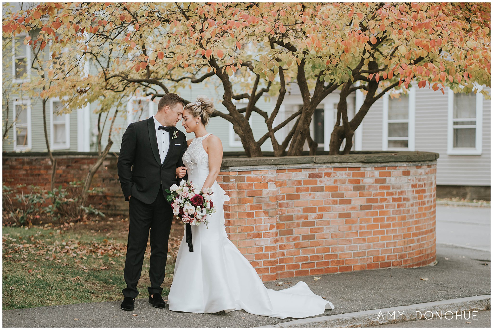 Bride and Groom Portraits | Vermont Wedding Photographer | Woodstock Inn & Resort Vermont | © Amy Donohue Photography