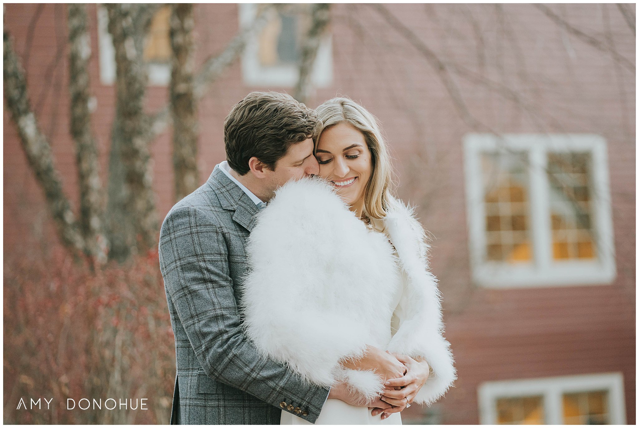 Vermont Engagement at Quechee Country Club Vermont | © Amy Donohue Photography