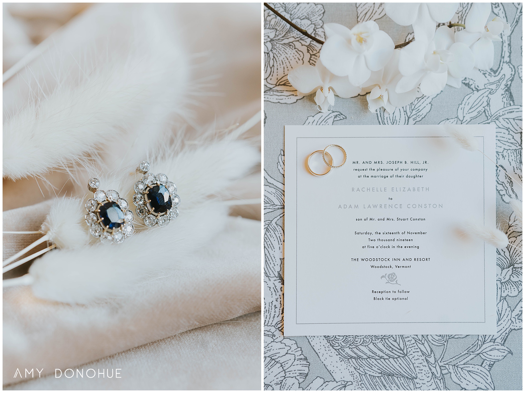 Bridal Details | Vermont Wedding Photographer | Woodstock Inn & Resort Vermont | © Amy Donohue Photography