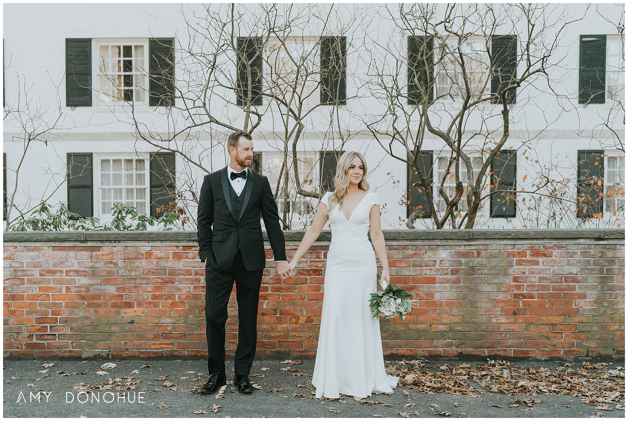 Bride and Groom Portraits | Vermont Intimate Wedding Photographer | Woodstock Inn & Resort Vermont | © Amy Donohue Photography