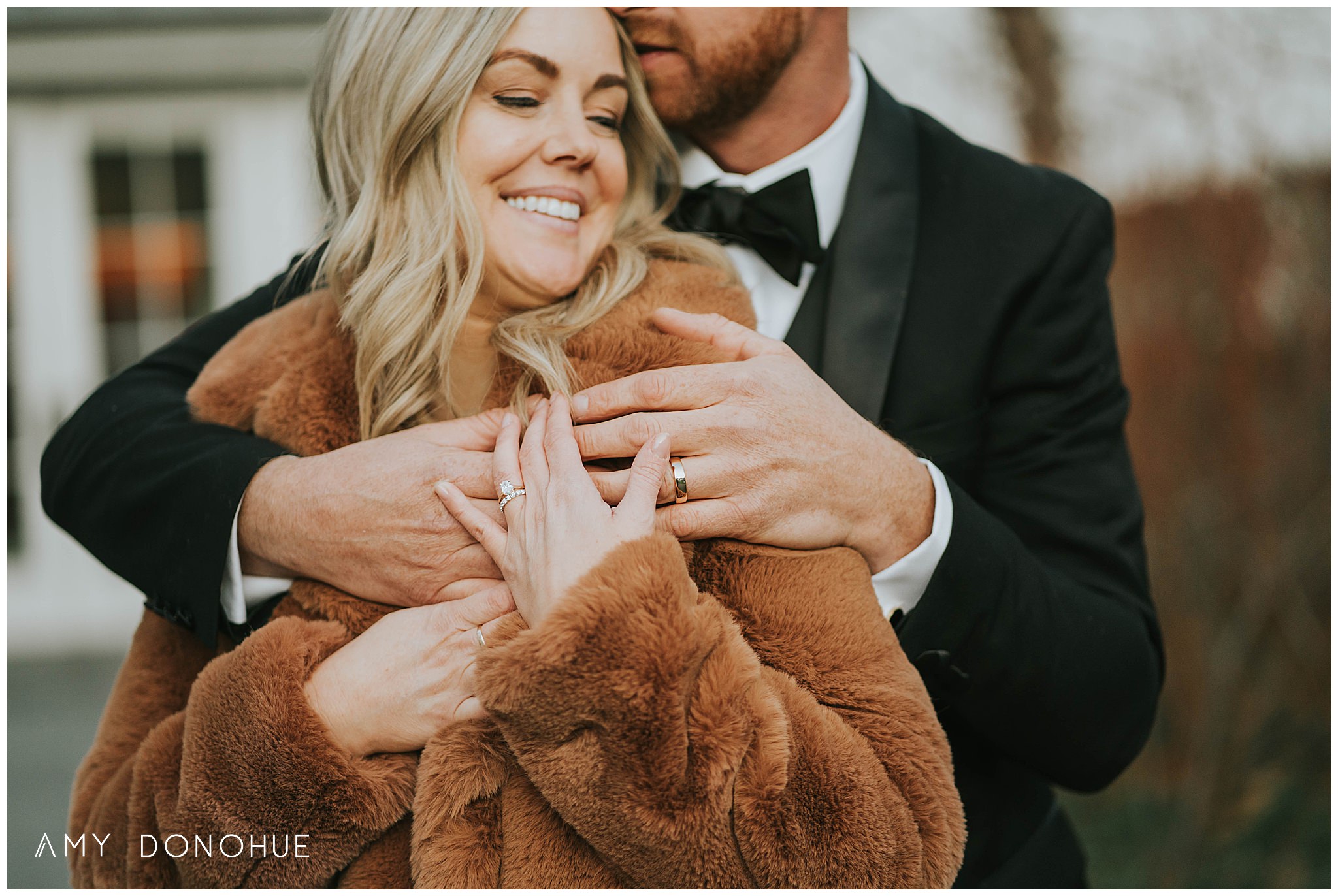 Romantic Just Married Portraits | Vermont Intimate Wedding Photographer | Woodstock Inn & Resort Vermont | © Amy Donohue Photography