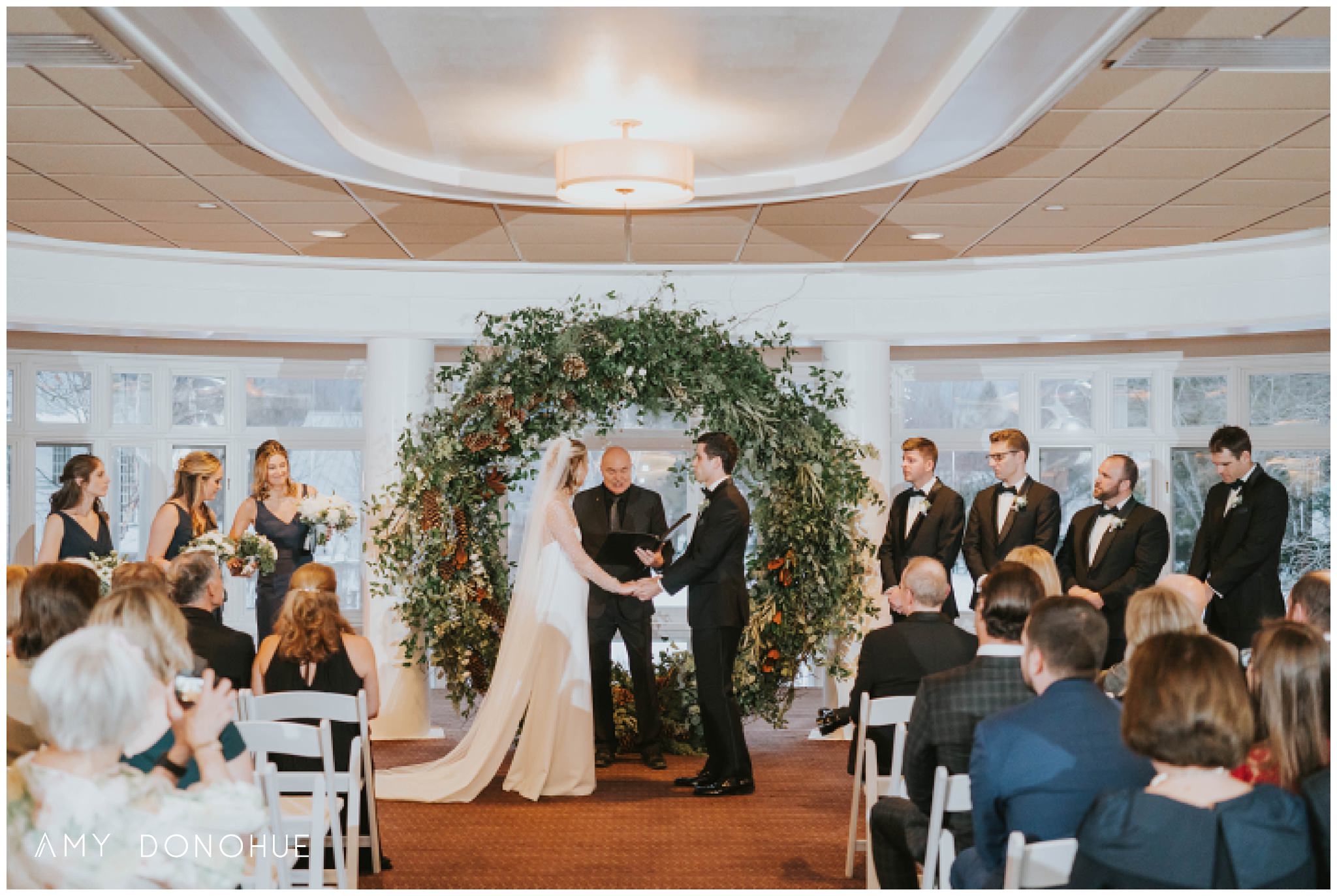 Wedding Ceremony @ The Woodstock Inn & Resort | Vermont Wedding Photographer | © Amy Donohue Photography