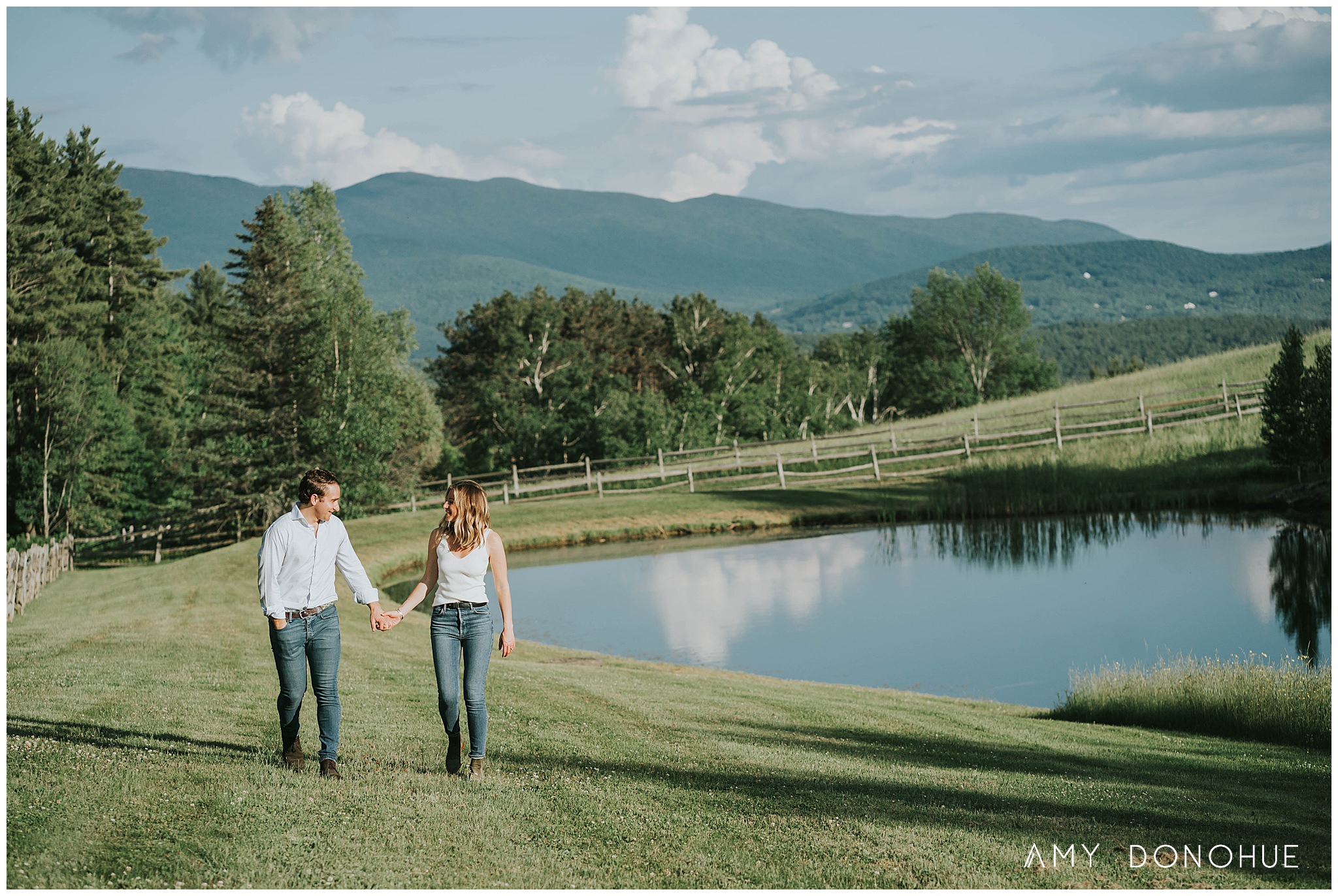 Vermont Engagement Photographer at Edson Hill | Amy Donohue Photography