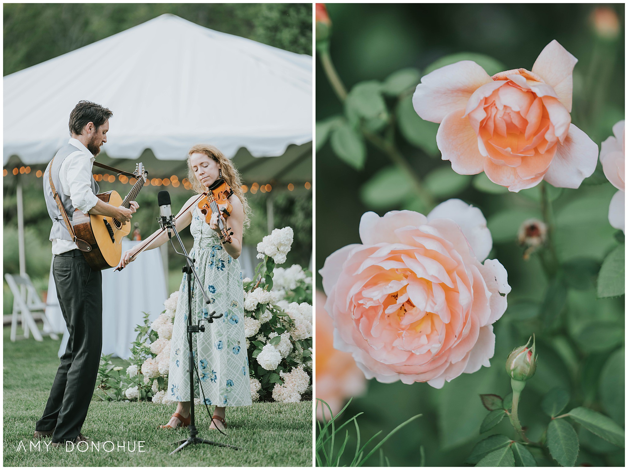 Micro Wedding Ceremony |The Fells Estate | New Hampshire Wedding Photographer | © Amy Donohue Photography