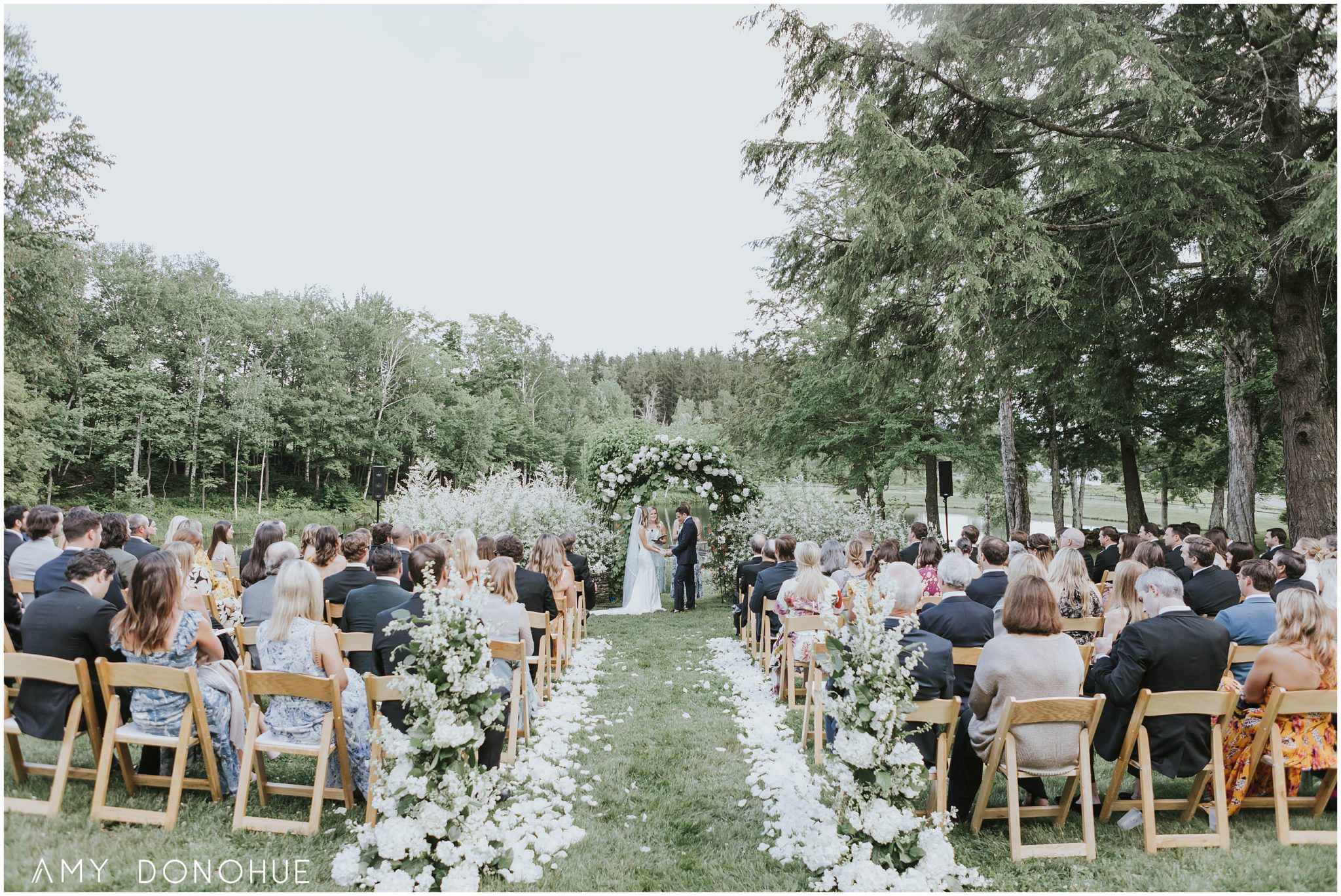 Wedding Ceremony | Edson Hill Wedding | Stowe, Vermont Wedding Photographer