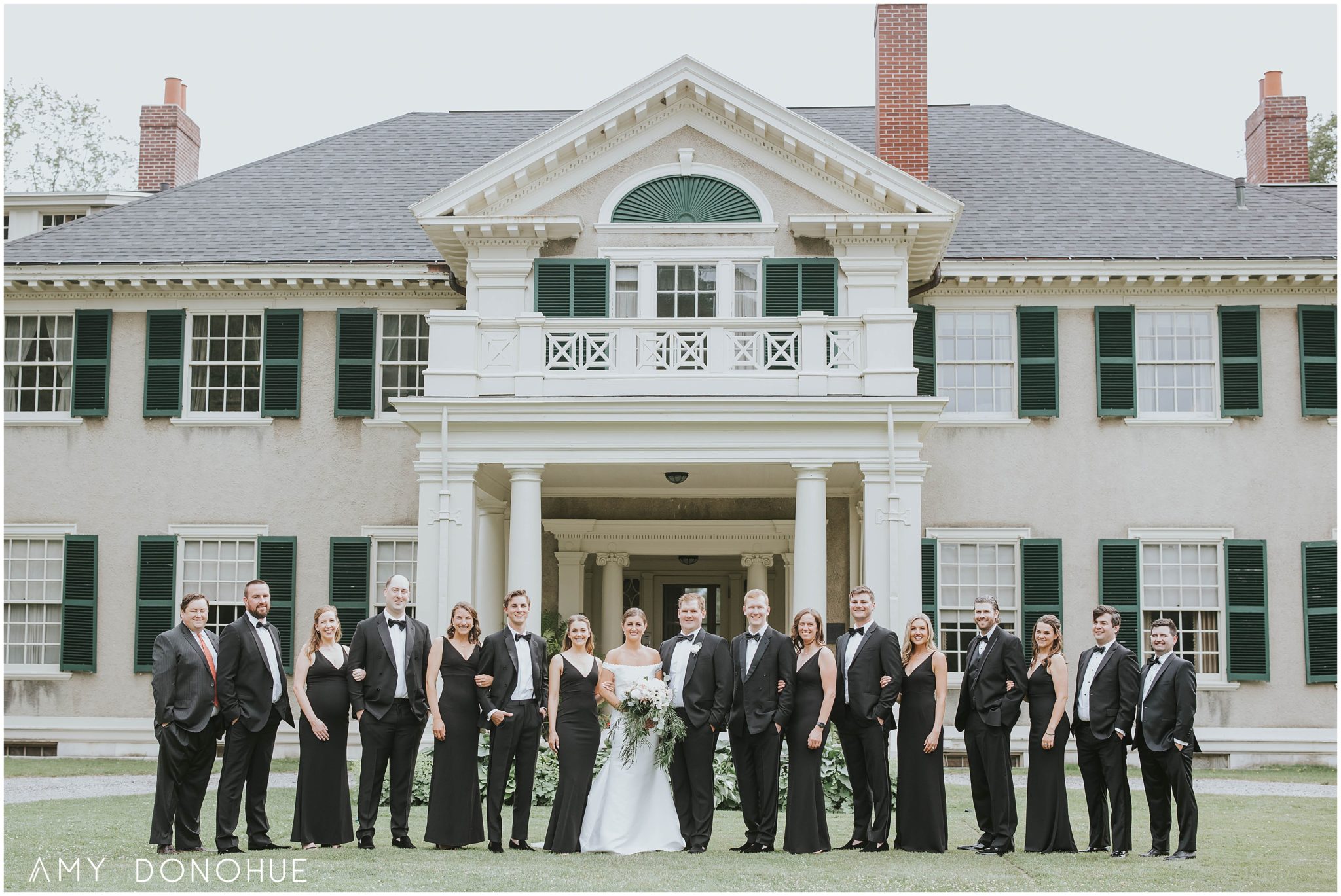 Wedding Party Portraits | Hildene Weddings | Manchester, Vermont Wedding Photographer