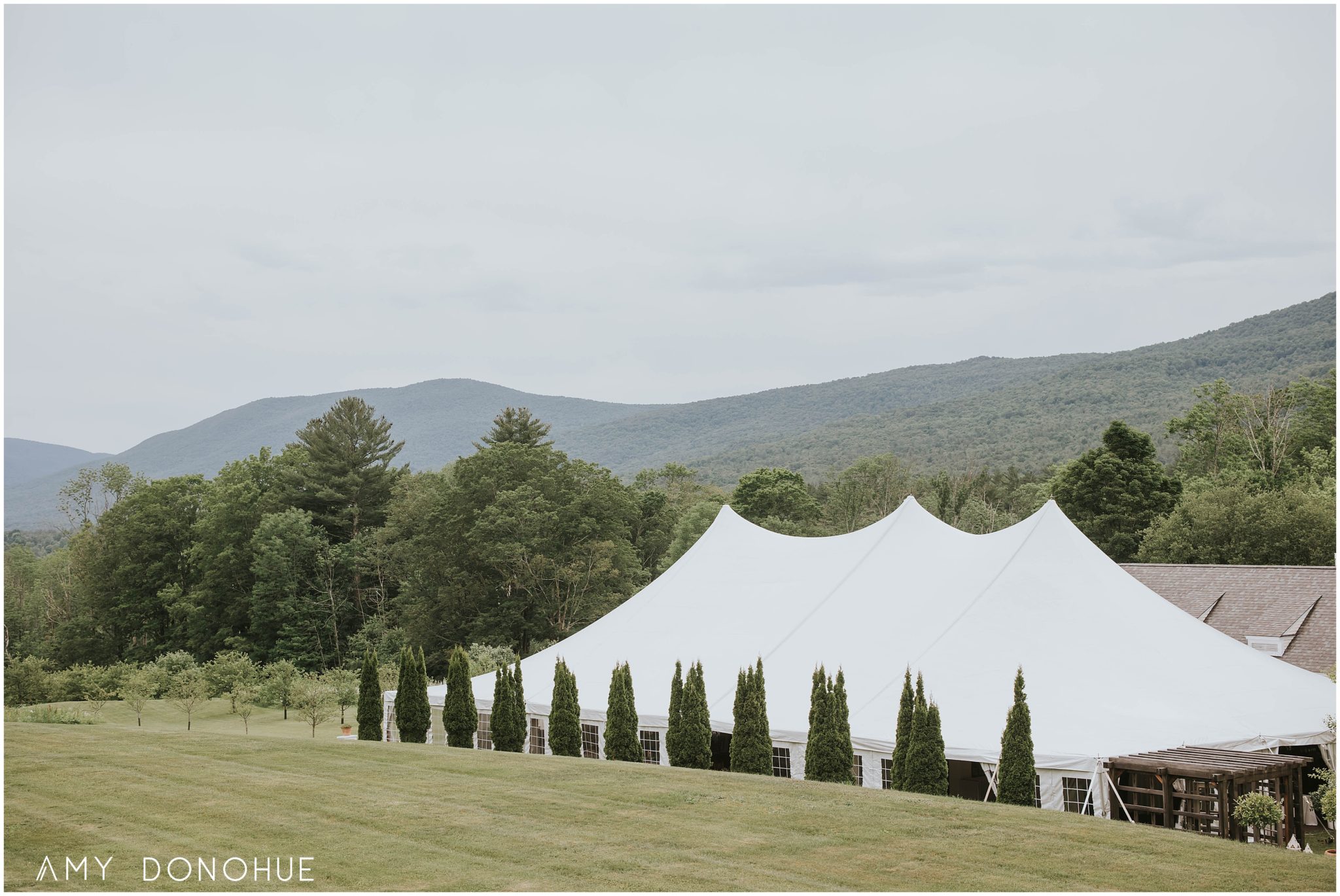 Wedding Tent | Hildene Weddings | Manchester, Vermont Wedding Photographer